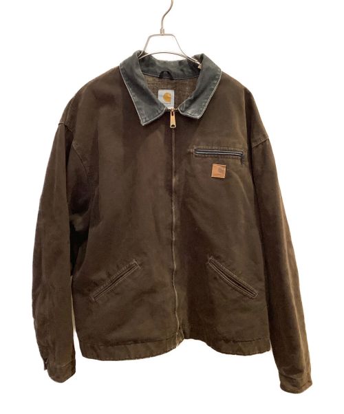 CarHartt（カーハート）CarHartt (カーハート) デトロイトジャケット ブラウン サイズ:3XLの古着・服飾アイテム