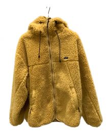 HUF（ハフ）の古着「STANDARD BOA HOODED JACKET」｜オレンジ