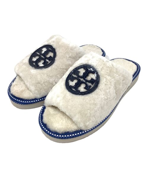 TORY BURCH（トリーバーチ）TORY BURCH (トリーバーチ) ウィンターサンダル TORY BURCH(トニーバーチ）79163-1-03153 ベージュ サイズ:7の古着・服飾アイテム