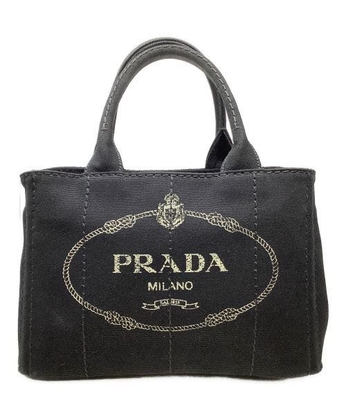 PRADA（プラダ）PRADA (プラダ) 2WAYバッグ　PRADA（プラダ）　1BG439　カナパ ブラックの古着・服飾アイテム