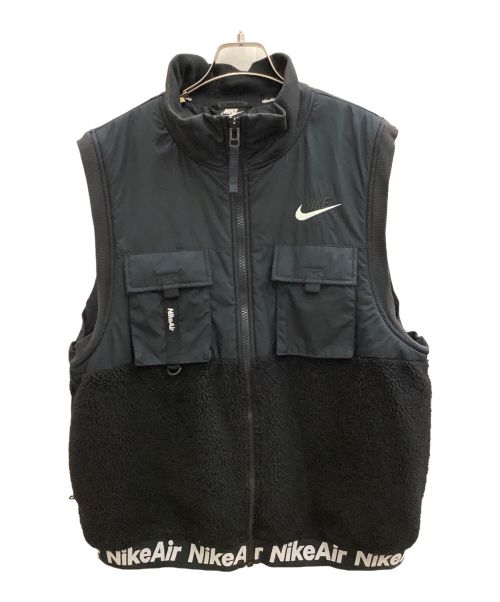 NIKE（ナイキ）NIKE (ナイキ) ボアフリースベスト　NIKE　DM1241-010 ブラック サイズ:XXLの古着・服飾アイテム