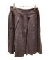 Vivienne Westwood RED LABEL (ヴィヴィアンウエストウッドレッドレーベル) 変形プリーツスカート グレー サイズ:02 未使用品：8000円