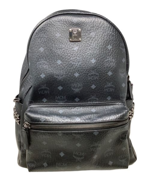 MCM（エムシーエム）MCM (エムシーエム) サイドスタッズバックパック　MCM（エムシーエム）　MMKAAVE09BK001　ヴィセトス ブラックの古着・服飾アイテム