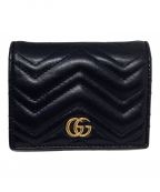 GUCCIグッチ）の古着「2つ折り財布　GUCCI（グッチ）　466492　GG」｜ブラック