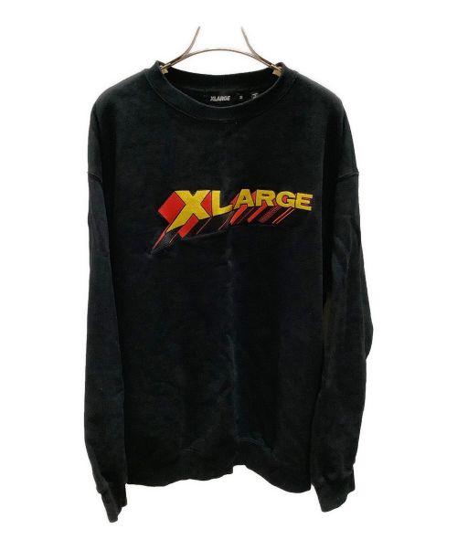 X-LARGE（エクストララージ）X-LARGE (エクストララージ) 3Dロゴスウェット　X-LARGE　（101214012022） ブラック サイズ:Ｍの古着・服飾アイテム