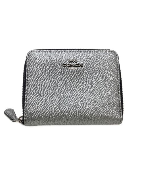 COACH（コーチ）COACH (コーチ) 2つ折り財布 COACH(コーチ) F29445 シルバーの古着・服飾アイテム