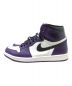 NIKE (ナイキ) ハイカットスニーカー　NIKE（ナイキ）　Air Jordan 1 Retro High OG　555088-500　 パープル×ホワイト サイズ:28.5：18000円