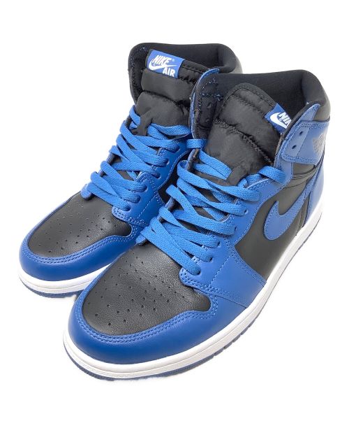 NIKE（ナイキ）NIKE (ナイキ) ハイカットスニーカー　NIKE（ナイキ）　Air Jordan 1 Retro High OG　555088-404 ブルー×ブラック サイズ:28.5の古着・服飾アイテム