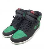 NIKEナイキ）の古着「ハイカットスニーカー NIKE(ナイキ)　Air Jordan 1 Retro High OG 555088-030」｜グリーン×ブラック