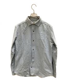 NIGEL CABOURN（ナイジェルケーボン）の古着「長袖シャツ NIGEL CABOURN（ナイジェルケーボン）8010010003」｜ブルー