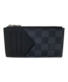 LOUIS VUITTON（ルイ ヴィトン）の古着「コイン・カードホルダー　Louis Vuitton（ルイヴィトン）　タイガ　M62914」｜ブラック