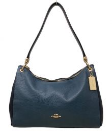 COACH（コーチ）の古着「2WAYバッグ　COACH（コーチ）F73174」｜ネイビー