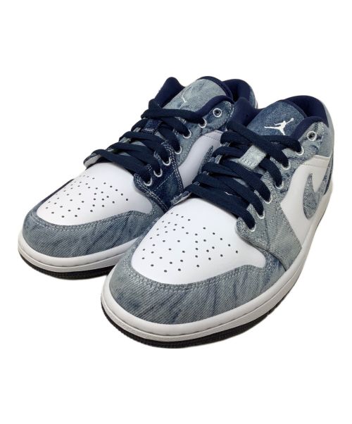 NIKE（ナイキ）NIKE (ナイキ) スニーカー　NIKE（ナイキ）Nike Air Jordan 1 Low（ナイキエアジョーダン１ロー）CZ8455-100 ブルー×ホワイト サイズ:27の古着・服飾アイテム