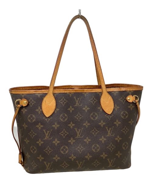 LOUIS VUITTON（ルイ ヴィトン）LOUIS VUITTON (ルイ ヴィトン) トートバッグ　Louis Vuitton（ルイヴィトン）　モノグラム　M40155　ネヴァーフルPM ブラウンの古着・服飾アイテム