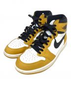 NIKEナイキ）の古着「ハイカットスニーカー NIKE(ナイキ)　Air Jordan 1 Retro High OG  DZ5485-701」｜イエロー×ホワイト