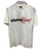 stussyステューシー）の古着「半袖Tシャツ　stussy（ステューシー）　」｜ホワイト