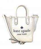 Kate Spadeケイトスペード）の古着「エラ ミニ トート　Kate Spade　K7295」｜ホワイト