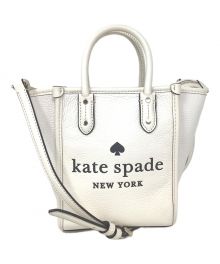 Kate Spade（ケイトスペード）の古着「エラ ミニ トート　Kate Spade　K7295」｜ホワイト