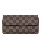 LOUIS VUITTONルイ ヴィトン）の古着「長財布　LOUIS VUITTON（ルイヴィトン）　N61734　ダミエ　ポルトフォイユ・サラ」