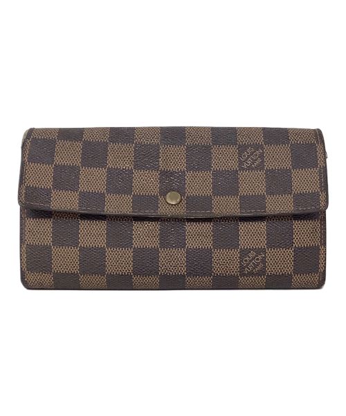 LOUIS VUITTON（ルイ ヴィトン）LOUIS VUITTON (ルイ ヴィトン) 長財布　LOUIS VUITTON（ルイヴィトン）　N61734　ダミエ　	ポルトフォイユ・サラの古着・服飾アイテム