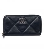 CHANELシャネル）の古着「長財布　CHANEL（シャネル）　AP1063 B04852 94305　　マトラッセ　ラムスキン」｜ブラック