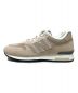 NEW BALANCE (ニューバランス) スニーカー　NEW BALANCE（ニューバランス）　ML565MG1 ベージュ サイズ:26 未使用品：9000円