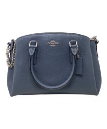 COACH（コーチ）の古着「ミニ セージ キャリオール ハンドバッグ　COACH（コーチ）　F28977」｜ブルー