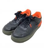 NIKEナイキ）の古着「スニーカー　NIKE　AIR FORCE1　CQ3317-001」｜ブラック×オレンジ