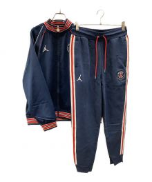 NIKE×Paris Saint-Germain（ナイキ×パリ・サン ジェルマン）の古着「ジャージセット　NIKE(ナイキ)　PARIS SAINT-GERMAIN」｜ネイビー×レッド