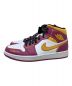 NIKE (ナイキ) スニーカー　NIKE（ナイキ）　AIR JORDAN（エアジョーダン） 1 MID DOD パープル×イエロー サイズ:27cm：16000円