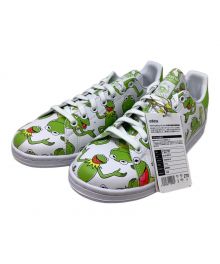 adidas（アディダス）の古着「スニーカー　adidas（アディダス）　FZ2707　STAN SMITH PRIMEGREEN "KERMIT"」｜ホワイト×グリーン