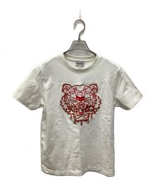 KENZO（ケンゾー）の古着「タイガー刺繍Tシャツ　KENZO（ケンゾー）」｜ホワイト