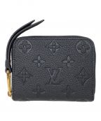 LOUIS VUITTONルイ ヴィトン）の古着「コインケース　LOUIS VUITTON（ルイヴィトン）　M60574　モノグラム・アンプラント　ジッピーコインパース」｜ブラック