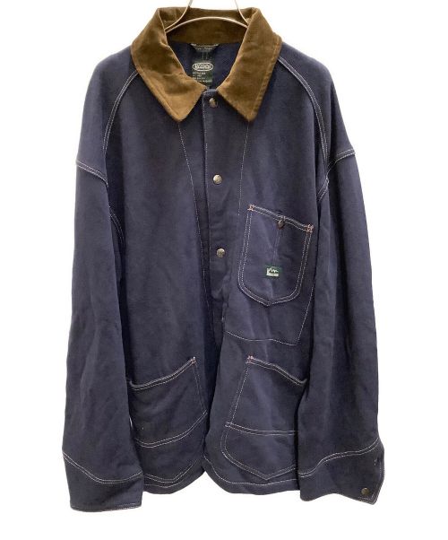 Manastash（マナスタッシュ）Manastash (マナスタッシュ) CASCADE COVERALL　Manastash　792-3252013 ブルー×ブラウン サイズ:Ｌの古着・服飾アイテム