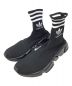 adidas（アディダス）の古着「スピードトレーナー　adidas(アディダス）×BALENCIAGA(バレンシアガ)　717591」｜ブラック