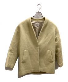 green label relaxing（グリーンレーベルリラクシング）の古着「ヴィクトリアン ウール ハーフコート　green label relaxing（グリーンレーベルリラクシング）3625-126-1950」｜ベージュ