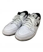 NIKEナイキ）の古着「スニーカー　NIKE（ナイキ）　AIR JORDAN 1 LOW　553558-132」｜ホワイト