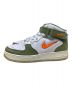 NIKE (ナイキ) ハイカットスニーカー　NIKE（ナイキ）Air Force 1 Mid QS　DQ3505-100 グリーン×ホワイト サイズ:27.5：9000円