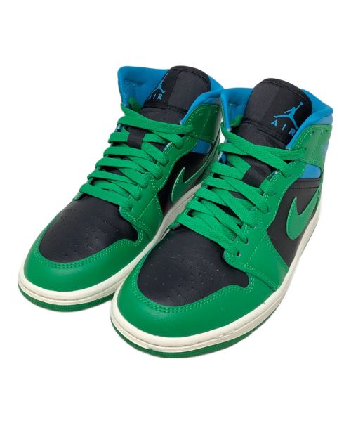 NIKE（ナイキ）NIKE (ナイキ) ハイカットスニーカー　NIKE（ナイキ）	Air Jordan 1 Mid　BQ6472-033 グリーン×ブラック サイズ:23.5の古着・服飾アイテム