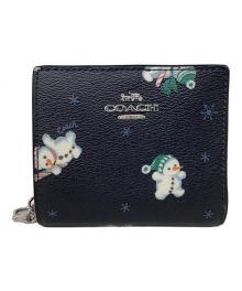 COACH（コーチ）の古着「2つ折り財布　COACH（コーチ）C6941」｜ネイビー