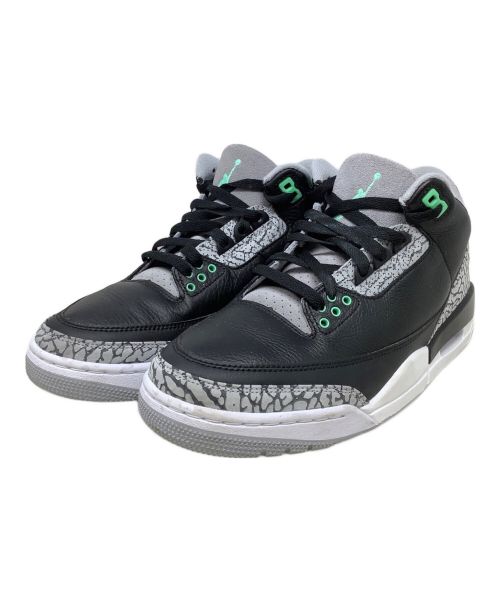 NIKE（ナイキ）NIKE (ナイキ) スニーカー　NIKE（ナイキ）AIR JORDAN 3 RETRO　CT8532-031 ブラック×グリーン サイズ:26.5の古着・服飾アイテム