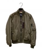 stussyステューシー）の古着「フライトジャケット stussy（ステューシー）」｜グリーン