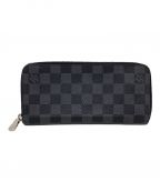 LOUIS VUITTONルイ ヴィトン）の古着「長財布　Louis Vuitton（ルイヴィトン）　ダミエ　N63095　ジッピー ウォレット」｜ブラック