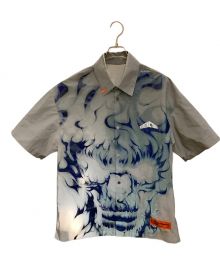 HERON PRESTON（ヘロンプレストン）の古着「半袖シャツ HERON PRESTON（ヘロンプレストン） HMGA013S20886015」｜グレー