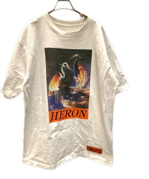 HERON PRESTON（ヘロンプレストン）HERON PRESTON (ヘロンプレストン) 半袖カットソー　HERON PRESTON（ヘロンプレストン）　HMAA020F20JER002　 ホワイト サイズ:Mの古着・服飾アイテム