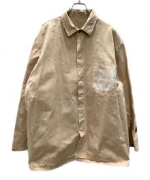 HERON PRESTON（ヘロンプレストン）の古着「カバーオールジャケット　HERON PRESTON（ヘロンプレストン）　HMYD005F20DEN001」｜ベージュ