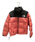 THE NORTH FACEザ ノース フェイス）の古着「ショートヌプシジャケット　THE NORTH FAC（ザ ノース フェイス）」｜ピンク×ブラック