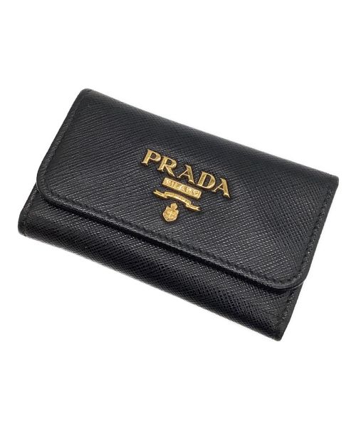 PRADA（プラダ）PRADA (プラダ) 6連キーケース ブラックの古着・服飾アイテム