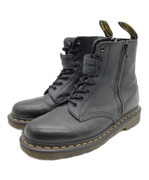 Dr.Martens×Yohji Yamamoto（ドクターマーチン×ヨウジ ヤマモト）Dr.Martens×Yohji Yamamoto (ドクターマーチン×ヨウジ ヤマモト) サイドジップブーツ ブラック サイズ:26.5㎝の古着・服飾アイテム