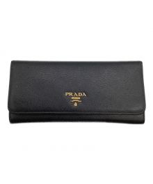 PRADA（プラダ）の古着「長財布」｜ブラック